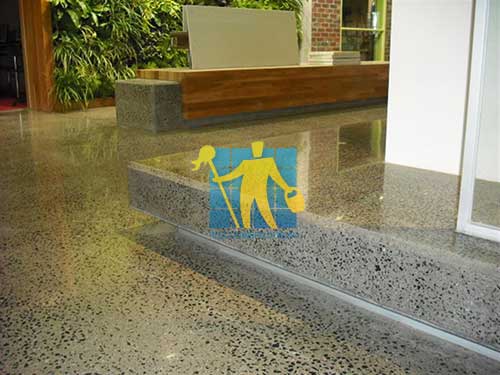 Hobart polished concrete floor