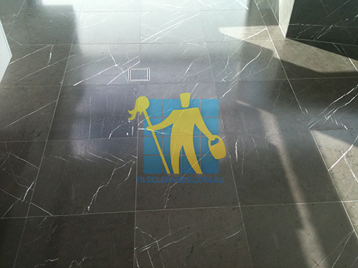 Wollongong granite tile floor dusty
