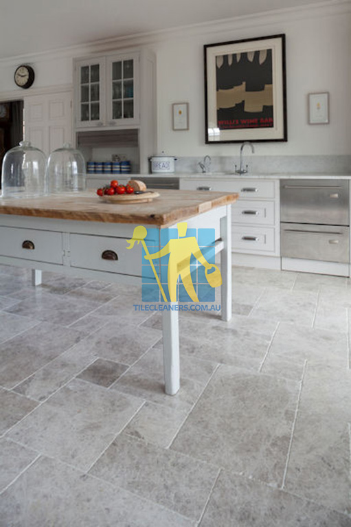 Bathurst marble tumbled tundra tile kitchen