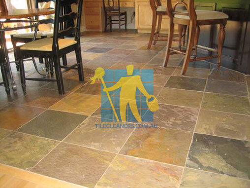 Bunbury Slate Floor Tile Kitchen