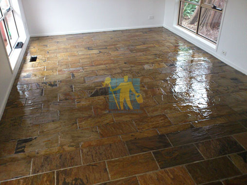 Wollongong Slate Tiles After Cleaning And Sealing