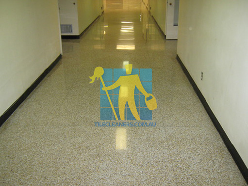 terrazzo floor tiles traditional hall very large tiles Canberra