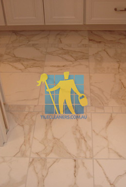 traditional bathroom with porcelain tiles that look like carrera marble Adelaide Airport/Marion/favicon.ico