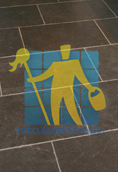 Canberra/Canberra Central/Campbell bluestone tiles traditional floor kitchen