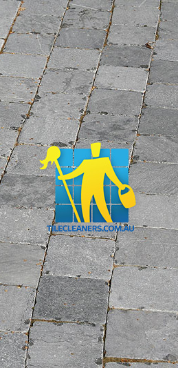 Adelaide Airport/the Town of Walkerville bluestone pavers tumbled small squares dirty 2