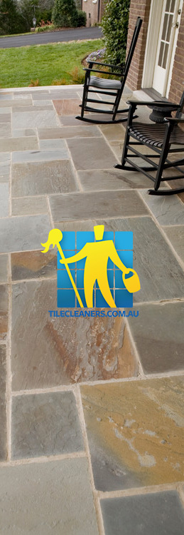Brisbane Moreton Bay Region Deception Bay/Moreton Bay Region/Stony Creek bluestone tiles traditional porch irregular shape light grout