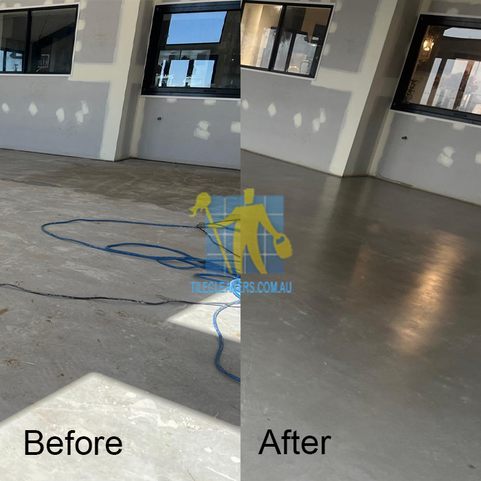  concrete shiny polished floor