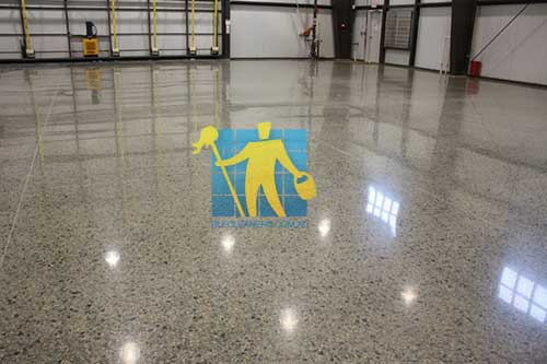 Waterloo Corner concrete shiny polished floor