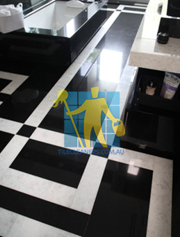 absolute black granite slab floor with white quartzite bands Canberra/Canberra Central/favicon.ico