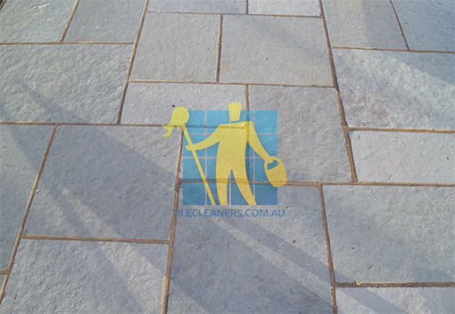 Globe Derby Park Limestone Paving Cleaning
