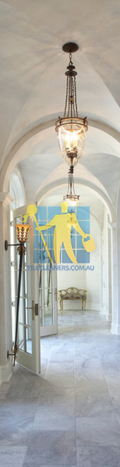 traditional hall with polished marble tiles regular pattern thin grout lines Adelaide Enfield/Onkaparinga/Dorset Vale