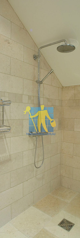 marble tile tumbled acru bathroom shower 3 Sydney/Perth/Stirling/Nollamara
