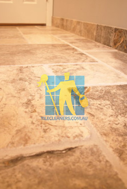marble tiles floor traditional tumbled treasures of marble bathroom Melbourne/Hume