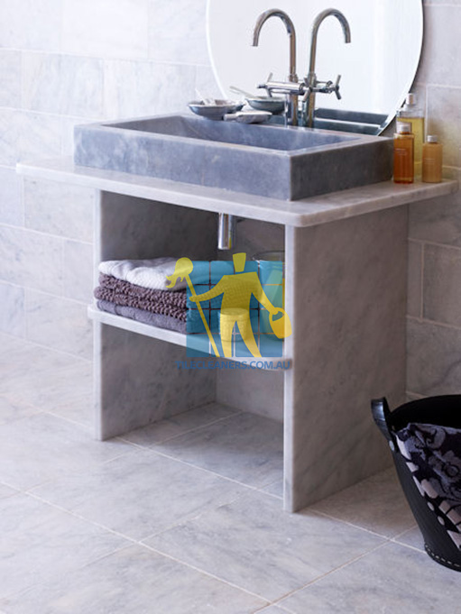 Secret Harbour marble tile classic calacatta tumbled mercury polished basin