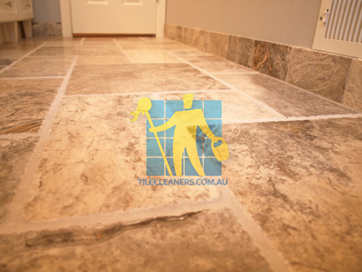 Gulfview Heights marble tiles floor traditional tumbled treasures of marble bathroom