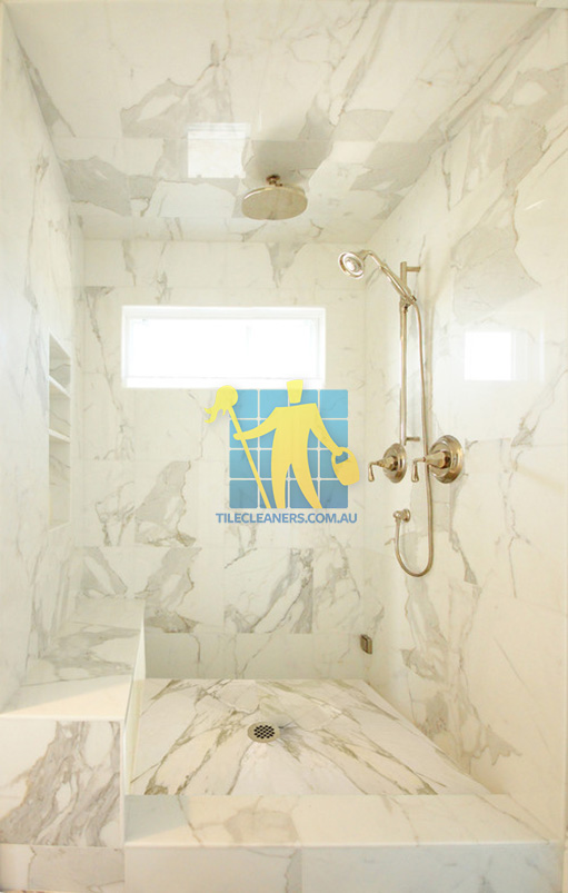 marble tiles shower wall floor calcutta polished luxury bathroom