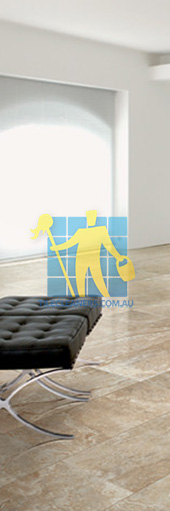 modern living room with textured rectangular porcelain tiles on floor Adelaide