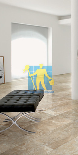 modern living room with textured rectangular porcelain tiles on floor Sunshine Coast/Golden Beach