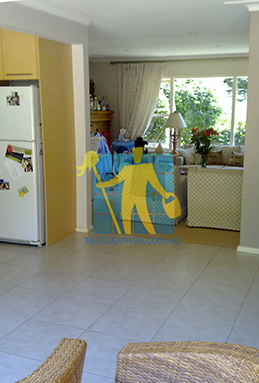 porcelain tiles floor inside furnished home after cleaning Melbourne/Port Phillip
