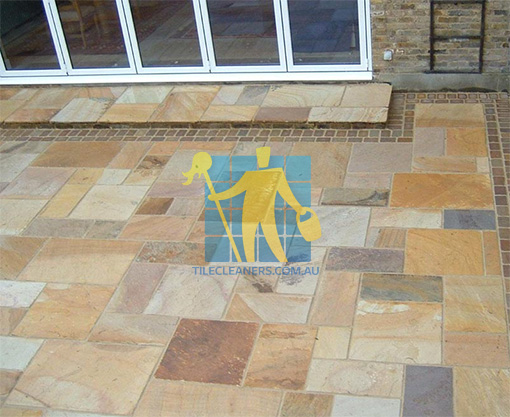 sandstone slabs yellow mint Sealer Tapping