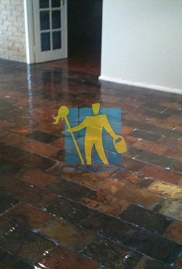 shiny slate floors regular shape size living room Sydney/Perth/Stirling/Mount Lawley