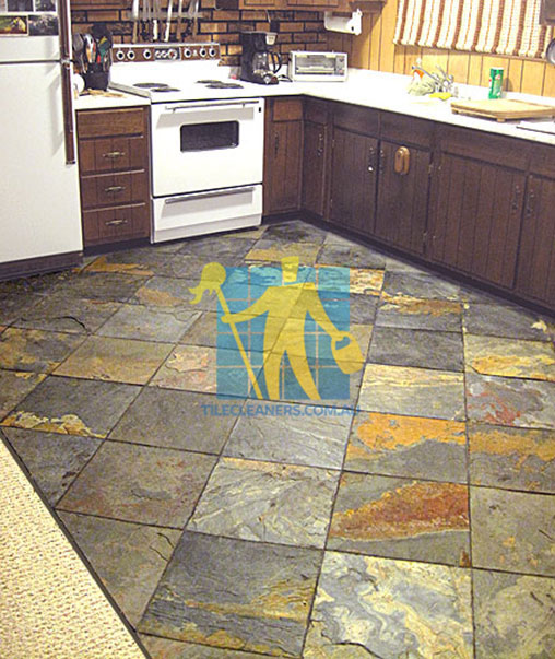 Ballarat Slate Tile Kitchen Flooring