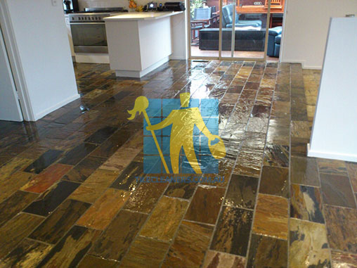 Camillo Slate Tiles After Sealing