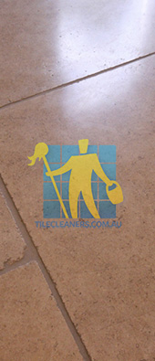 natural stone tile abbey dark tumbled sample tile Sydney Olympic Park/St George