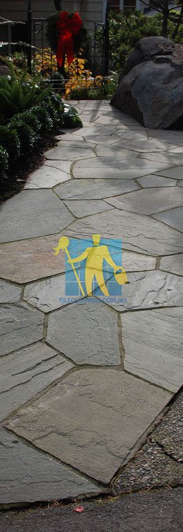 stone tiles outdoor traditional landscape tiles cement grout Sydney Olympic Park/Macarthur