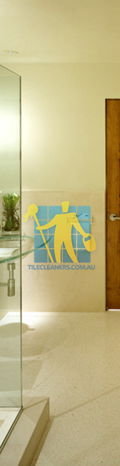 terrazzo tiles in bathroom floor light contemporary style Canberra/Canberra Central/Barton