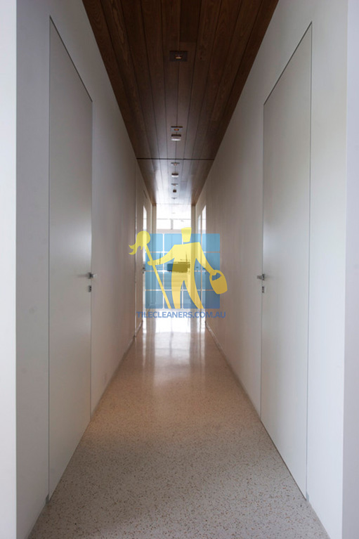 terrazzo tiles modern metro long hallway Prospect