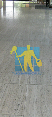 travertine tiles rectangles regular size large tiles shiny after cleaning by tiles cleaners technician Gold Coast/Robina