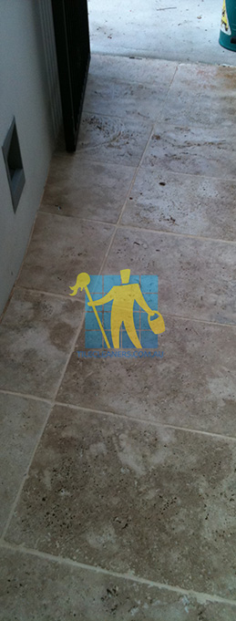 stone tile indoor dirty before cleaning white Melbourne/Mornington Peninsula