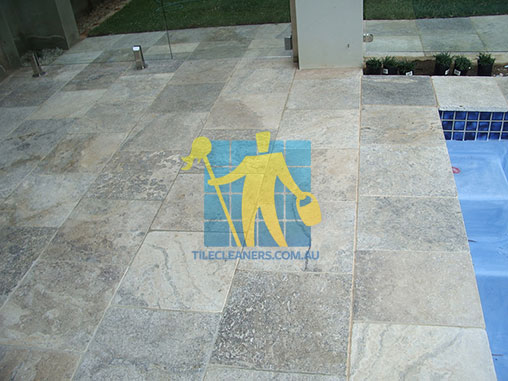 Polished Travertine Stone Tile Sample Sealer Sefton Park