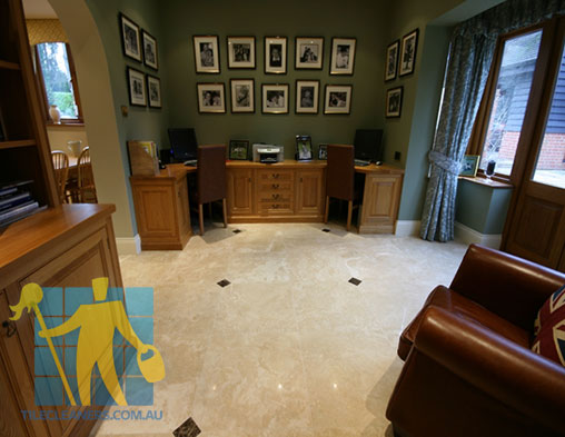 Polished Travertine Stone Tile Floor Sealing Valley View