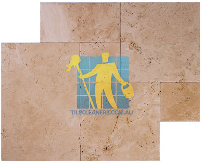 Leawood Gardens Travertine Tile Ivory French Pattern